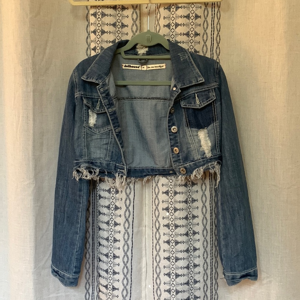 Beautiful Dollhouse short Jean jacket. Excellent condition.